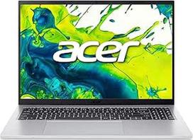 Nešiojamasis kompiuteris "Acer Aspire Go 16" (AG16-71P-72R7), 16 colių WUXGA IPS 120 Hz ekranas, "Intel Core 7 150U", 16GB RAM, 1 TB SSD, "Intel Graphics", "Windows 11", QWERTZ klaviatūra, sidabrinės spalvos