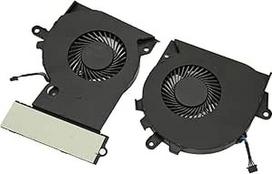 Nešiojamojo kompiuterio CPU GPU aušinimo ventiliatorius Nešiojamojo kompiuterio CPU GPU aušintuvas, skirtas Omen 15-CE 17-AN 17-AN012DX 929455-001 929456-001 DC 5V/0.5A 4 kontaktų jungtis