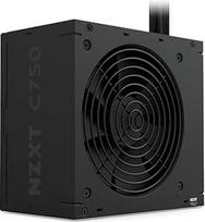 NZXT C750 Bronze ATX 3.1 - nemodulinis maitinimo šaltinis - 750 W - 12V-2x6 jungtis - 120 mm FDB ventiliatorius - kompaktiškas 140 mm dydžio - juodas