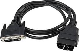 OBD2 skenerio kodų skaitytuvo kabelis 1,5 m DB25 vyriškos lyties diagnostinis prailgintuvas, suderinamas su INNOVA 3100 3110 3120 3130C 3140 3150 3160