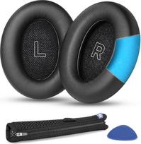 Pakaitinės ausų pagalvėlės, suderinamos su "Bose QuietComfort (QC) Ultra" belaidėmis ausinėmis Ausų pagalvėlės Galvos juosta Didelio tankio mažo triukšmo atminties putos