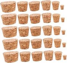 Pakuotė 72 kamščių buteliams Kūgiški pakaitiniai kamščiai, pagaminti iš medžio, atsparūs nutekėjimui, skirti amatų stiklainiams Stiklo buteliai DIY projektams
