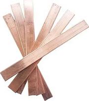 Plokščias lakštas Vario plokščias strypas, vario metalo profilis, strypo ilgis: 200 mm, storis: 4 mm, plotis: 20 mm Kvadratinės medžiagos (spalva: 6 vnt. 4x20x200)