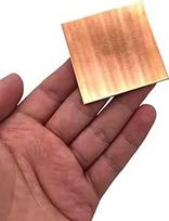 Plokščias metalo lakštas T2 vario lakštas Vario plokštė CNC rėmo modelio forma "pasidaryk pats" statybos padas Kvadratinės medžiagos (dydis: 1,5 mm, spalva: 200x300 mm)