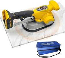Plytelių vibracijos įrankis "Dewalt" 20V akumuliatoriui su 19,5 cm siurbimo taure, plytelių plytų sienų lygintuvas 200 kg adsorbcijos plytelių siurbimo taurės vibracijos įrankis 6 lygiai 33000 aps/min (skirtas "Dewalt" akumuliatoriui)