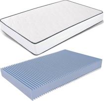Prancūziškas čiužinys 140 x 185 x 14 cm Ortopedinis čiužinys su medicinine priemone, nuo vandens putų erkių apsaugotas viršus ir kvėpuojantis pamušalas, čiužinio išorinis matmuo pagamintas iš poliuretano, skirtas lovos