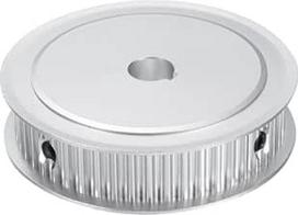 QUARKZMAN 5M-50T-1/2B Timing Belt Pulley 1/2 Inch Bore 50 dantų aliuminio lydinio sinchroninis ratas su rakto žingsniu 5 mm dantų 15 mm pločio diržui