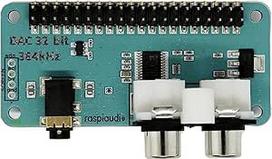 RASPIAUDIO Garso DAC Kepurė Garso kortelė (Audio + V3), skirta Raspberry PI5 / PI4 / Pi Zero / PI3 / PI3B / PI3B+ / Geresnė kokybė nei USB