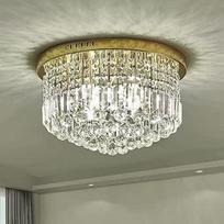 Saint Mossi Modern Crystal Gold Chandelier Modernus lubų šviestuvas pakabinamas lubų šviestuvas Valgomasis Vonios kambarys Miegamasis Gyvenamasis kambarys 9 E14 Reikalingas aukštis 28 cm x plotis 50 cm