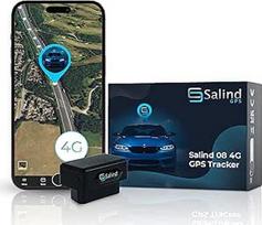 SALIND GPS - Salind 4G OBD GPS seklys automobiliams, transporto priemonėms ir sunkvežimiams OBD2 kištukas - automobilio sekimo siųstuvas su buvimo vieta - elektroninis žurnalas - sekimas internetu visame pasaulyje realiuoju laiku su programėle - be įkrovi