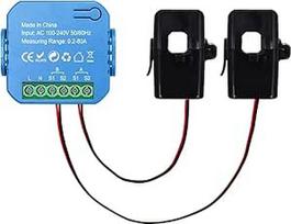 Saulės elektros energijos matuoklis Pažangus energijos gnybtų dvikryptis matuoklis su slenksčio programos monitoriaus signalu, eksporto importo srovė, AC110V / 240V (2 kanalai-2CT)