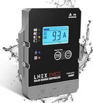 Saulės įkrovos valdiklis Vandeniui atsparus 20A super plonas saulės baterijos baterijos pažangus valdiklis su LCD ekranu 12V/24V PWM saulės valdiklis, skirtas LiFePO4 AGM gelio užtvindytai ir ličio baterijai