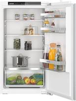 SIEMENS KI31R2FE0 iQ300 įmontuojamasis šaldytuvas su plokščiais vyriais, 102,5 x 56 cm, 165 l aušinimo talpa, tolygaus apšvietimo LED apšvietimas, "FreshBox" dėžutė vaisiams ir daržovėms, greitesnis "SuperCooling" aušinimas