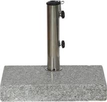 Sienagard 213345 Granito skėčių stovas 25 kg 45 x 28 cm, skirtas skėčių stulpams, kurių skersmuo 25-48 mm, pilkos spalvos