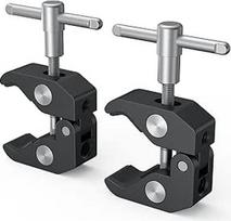 SMALLRIG super spaustukas (2 pakuotės) su 1/4 ir 3/8 sriegiais, skirtas DJI Ronin, fotoaparato monitoriui, LED žibintui-2058