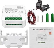 Smart Energy Meter Effizienter Stromverbrauchsmonitor Zur Erkennung von Solar-Photovoltaik-Stromerzeugungssystemen, WiFi-Strommonitor für die Sicherheit zu Hause TY Power Meter Alexa/