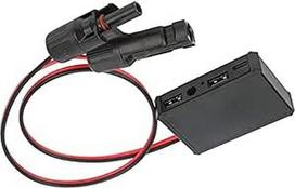 Solarpanel USB Spannungswandler für Stabilisator Adapter Multi Port Regler Ladegerät Stabiler Stabiler Kupferdraht Power Conditioner Controller 6,5 x 4,5 x 1,5 cm Lauko įkrovimas