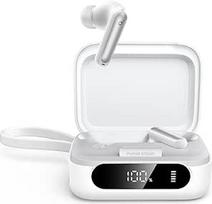 soundcore P41i by Anker, Adaptyvios triukšmą slopinančios ausinės su maitinimo banku (įmontuotas USB-C kabelis), 192 val. atkūrimo trukmė, svaiginantis garsas, aiškūs AI skambučiai su 6 mikroschemomis, IPX5, "Bluetooth 5.3