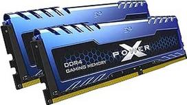 SP Silicon Power Silicon Power XPOWER Turbine Gaming DDR4 3200MHz (PC4 25600) 288-pin CL16 1.35V UDIMM stalinių kompiuterių atminties modulis žemos įtampos 16GB (8GB x 2)
