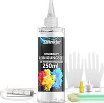 Spausdinimo galvutės valiklis, 250 ml purkštukų valiklis, suderinamas su Epson HP Canon Brother rašaliniu spausdintuvu, spausdinimo galvutės valymo rinkinys
