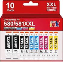 Starink CLI 581 PGI 580 XXL "Canon" spausdintuvų kasetės 580 581 Multipack, PGI-580 CLI-581, skirtos "Canon Pixma TR8550 TS705 TS6350 TS6250 TS6150 TS8250 TS8150 TS9550 6351 TS6151 TS6251 TR8500 TR7550, 10 P