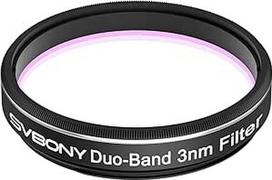 Svbony SV220 teleskopinis filtras, H-Alfa ir OIII, 3 nm dviejų juostų 1,25 Zoll Nebelfilter, OD5 Teleskopinis filtras, 85 %+ perdavimo koeficientas Astronominis filtras, skirtas giliojo dangaus astrofotografijai