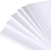 Šviesios spalvos PVC plokštelės - 15 mm storio polivinilchlorido plokštelės, skirtos meno dirbtuvėms, pristatymams, šventėms, 3 vnt.(1.5x20x30cm)
