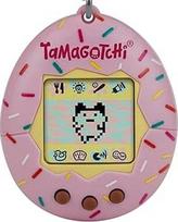 TAMAGOTCHI 42942NBNP Original Bandai Speckled Case Shell with Chain - The Original Virtual Reality Pet, Rose