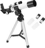 Teleskopas su 40 mm diafragma, nešiojamasis astronominis refraktoriaus teleskopas su 400 mm židinio nuotoliu, profesionalus astronominis refraktoriaus teleskopas suaugusiesiems, vaikams ir pradedantiesiems