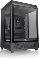 Thermaltake The Tower 500 Black ATX/E-ATX vertikalus vidinis bokštas 3 x 4 mm grūdintas stiklas 2 x 120 mm ventiliatoriai Iš anksto sumontuoti AIO ir Custom-Waku paruošti Vitrina Panorama
