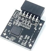 TPM 2.0 LPC SPI modulis 12 kontaktų su "Infineon" SLB9670 pagrindinei plokštei MSI PRO B550M-VC WIFI/PRO B550-VC/PRO B650M-A/PRO B650-P WIFI/PRO B650M-X/PRO B650-A WIFI Compute Securely Bus Header