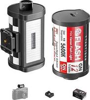 TTARTISAN M01 Retro fotoaparato blykstė Mini ksenono blykstė GN12 5600K 4 galios lygiai C tipo suderinama su "Fuji Nikon" "Sony" "Canon" "Leica" fotoaparatais su karštuoju buteliu