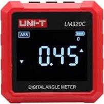 UNI-T LM320C Skaitmeninis angelų ieškiklis 4 x 90° inklinometras 3 pusės Magnetinis elektroninis goniometras Apšviestas LCD ekranas Duomenų saugojimas