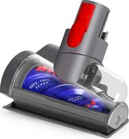 Upgrade Mini elektrinis šepetys Dyson V15 V11 V10 V8 V8 V7 plaukų antgalis šepetys Anti Tangle Attachment dulkių siurblio atsarginės dalys Turbininis antgalis, skirtas valyti naminių gyvūnėlių lovas Automobilių sėdynės Sofos kilimas