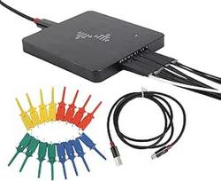 USB loginis analizatorius 16 K 400MHz Abtastrate 16G Tiefe mit 256Mbits SDRAM für Windows macOS Linux