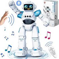 VATOS robotų žaislas vaikams nuo 3 iki 12 metų - nuotoliniu būdu valdomas robotas, valdomas gestais, programuojamas RC robotų žaislas, šokantis, vaikščiojantis, išmanusis robotas berniukų mergaičių gimtadienio dovana