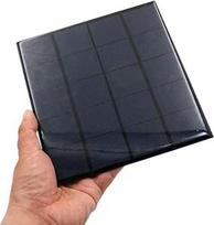 VCHICS 1 Stück 5V 4.2W Solarbatterie 165x165mm Solarpanel Outdoor Tragbarer Solarladegerät DIY for leichte Handy 18650