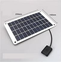 VCHICS 1 Stück 5V 5W 7,5W Solarmodule Lauko mobiliosios baterijos baterija Ladegerät tragbar flexibel USB Solarzellen(5V 5W)