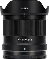 VILTROX 14mm f4.0 Z, AF 14mm f4.0 Air Z Mount Objektiv für Nikon, Vollformat Autofokus Ultraweitwinkelobjektiv für Nikon Z5 II Z50 II Z30 ZFC Z5 Z6 II Z7 II Z6 III Z9 Z8 ZF Z6 Z50 Z7 ZR
