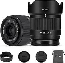 VILTROX 25 mm F1.7 Air FE kišeninis dispo objektyvas AF F/1.7 E-Mount nešiojamasis fotoaparatas "Sony" pradedančiųjų objektyvui Automobilis Fcous APS-C didelės diafragmos pagrindiniai FE objektyvai