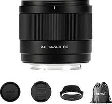 VILTROX 14mm F4.0 FE objektyvas "Sony E-Mount", pilno kadro didelės diafragmos itin plataus kampo pagrindinis objektyvas, suderinamas su "Sony E-Mount" fotoaparatais a7C ZV-E10II a7III a7III a7R III a7 A7R ZV-E10 a6400 a6500