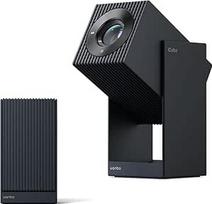 WANBO Cube 2 Pro išmanusis projektorius "Android TV/Netflix", 500 ANSI, objektyvo apsauga, 230° pasukimas, momentinis automatinis automatinis fokusavimas su dirbtiniu fokusavimu, Keistono korekcija, CEC, "Bluetooth WiFi", vietinis 1080P FHD trumpas atstum