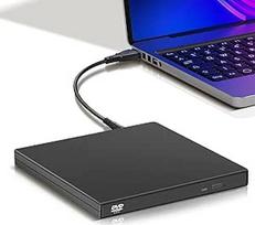YAODHAOD išorinis CD DVD diskas, USB 2.0 nešiojamasis optinis diskas, CD RW skaitytuvas, DVD grotuvas nešiojamajam kompiuteriui, staliniam kompiuteriui, "Mac", "Windows 11/10/8/7", "Mac", "Linux" OS