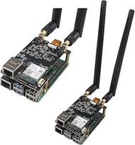 ZDE ZP596 PCIe to M.2 E Key WiFi7 6 6E 5 PCIe to 2.5G Ethernet Network Port HAT Adapter Expansion Board 2.5GB 2.5GBE for Raspberry Pi 5 Support Google TPU WiFi 7 BE200 WIFI6E AX210 MT7922 WIFI6 AX200