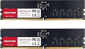 [DDR5 RAM] Gigastone Desktop RAM 64GB (2x32GB) DDR5 Ram 32GB DDR5-5600MHz PC5-44800 CL46 1.1V 288 Pin/Pin Unbuffered Non-ECC Kompiuterių atmintis RAM (tik PC Desktop)