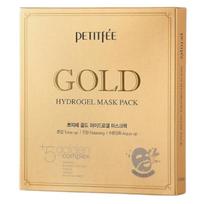 Petitfee Gold Hydrogel Mask su auksu ir ženšenio ekstraktu – 5 vnt.