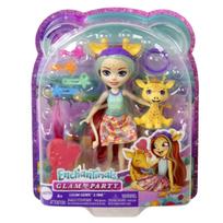 ENCHANTIMALS Glam and Party deluxe lėlė žirafa, HNV29