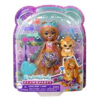 ENCHANTIMALS Glam and Party deluxe lėlė gepardė, HNV30