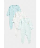 MOTHERCARE šliaužtinukas ilgomis rankovėmis, 3vnt., FE113