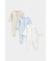 MOTHERCARE šliaužtinukas ilgomis rankovėmis, FC102 3vnt.,